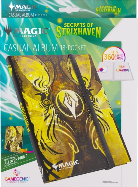 Альбом для карток Gamegenic Magic the Gathering - Secrets of Strixhaven - Casual 18-Pocket - Silverquill (4251715423745) - зображення 6