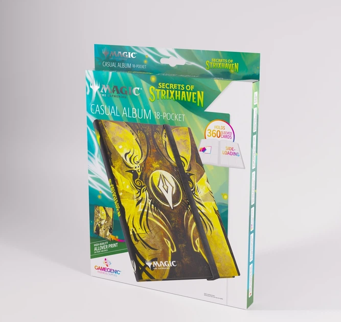 Альбом для карток Gamegenic Magic the Gathering - Secrets of Strixhaven - Casual 18-Pocket - Silverquill (4251715423745) - зображення 8