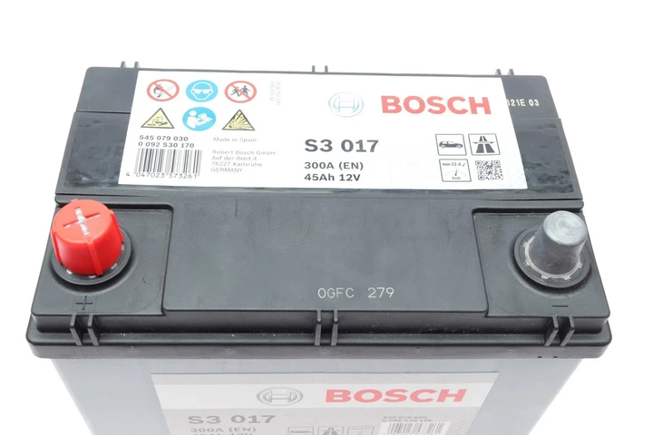 Акумулятор BOSCH 0092S30170 Hyundai Pony, Accent, Lantra 288005457183, 31500SB2732, 31500SB2733 - изображение 4