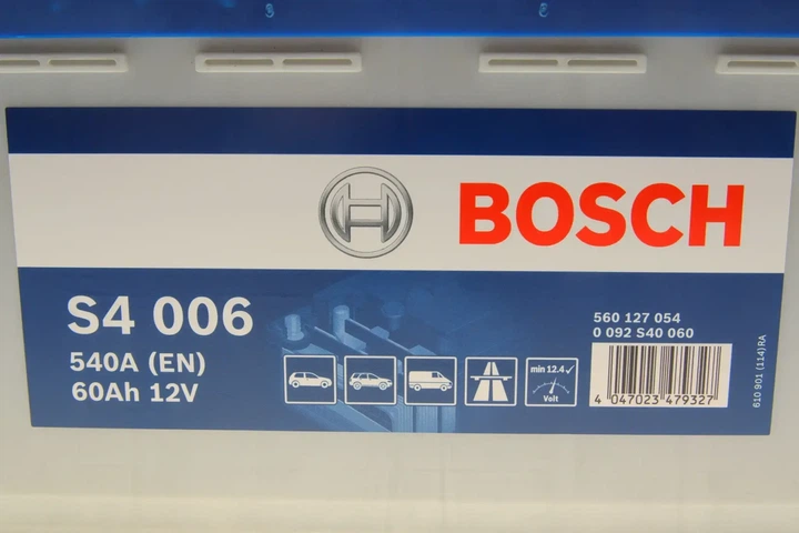 Акумулятор BOSCH 0092S40060 Chevrolet Epica, Camaro, Tacuma, Captiva, Cruze; Jeep Patriot, Wrangler; Chrysler Stratus, Sebring, Neon; Dodge Caliber, Neon; Seat Ibiza; Ford Fiesta; Hyundai Sonata 28800YZZAX, BE0H5540AA, MZ690083 - изображение 6