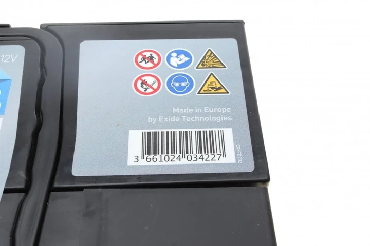 Акумулятор EXIDE EA640 Mitsubishi Pajero; Nissan Note; Fiat Ducato; KIA Rio; Volkswagen Golf, Jetta; Smart Fortwo; Citroen Xsara; Opel Crossland X; Renault Latitude; Ford Mustang, Fiesta; Toyota Corolla, C-HR; Peugeot Boxer 000915105DG, 1201003, 1201031 - изображение 4