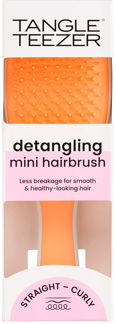 Гребінець Tangle Teezer The Ultimate Detangler Mini Ice Blue&Sweet Orange (5060926686790) - Фото 4 Гребінець Tangle Teezer The Ultimate Detangler Mini Ice Blue&Sweet Orange (5060926686790) - зображення 4