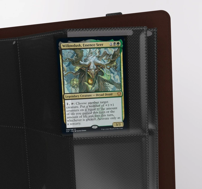 Альбом для карток Gamegenic Magic the Gathering - Secrets of Strixhaven - Cards Almanac - 18-Pocket Premium Slipcase - Prismari (4251715423813) - зображення 9