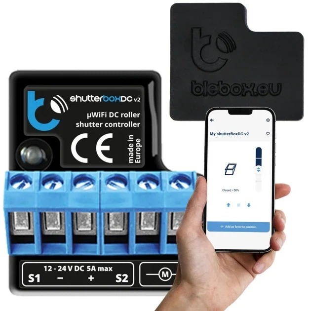 Модуль керування ролетами Blebox shutterboxdc v2 (5900168580107) - зображення 4