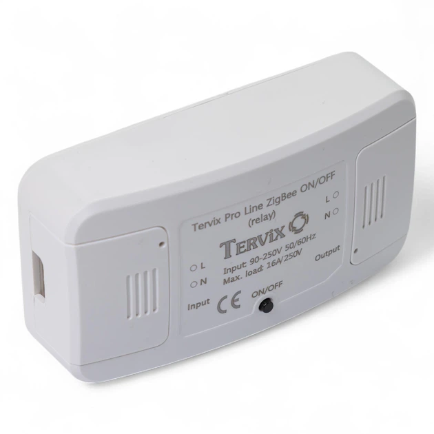 Умное реле Zigbee Tervix Pro Line On/Off для удаленного управления электрическим оборудованием, 16А 431121 - Фото 2 Умное реле Zigbee Tervix Pro Line On/Off для удаленного управления электрическим оборудованием, 16А 431121 - изображение 2