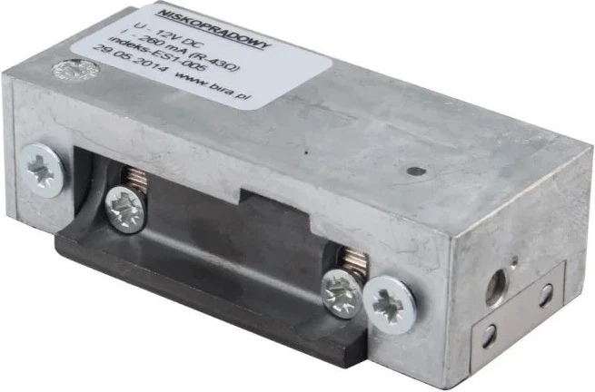 Elektrozaczep Bira Vidos 12VDC symetryczny R5 (5907281204316) - obraz 2