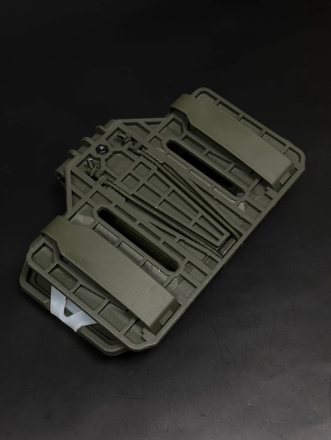 Тактичний тримач для смартфону з кріпленням MOLLE (олива) (TAC-PH-OL) - Фото 3 Тактичний тримач для смартфону з кріпленням MOLLE (олива) (TAC-PH-OL) - изображение 3