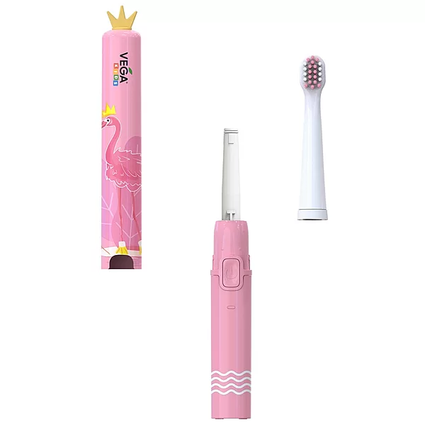 Электрическая зубная щетка Vega Kids VK-500 Голубой (5433-39813) - изображение 6