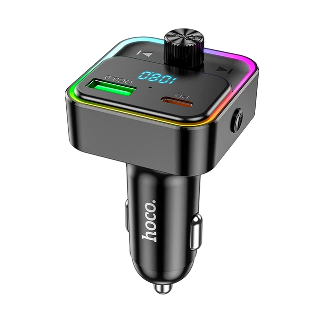 Модулятор Hoco E81 Fantasy 30W 12-24V Bluetooth USB Type-C Черный - изображение 8
