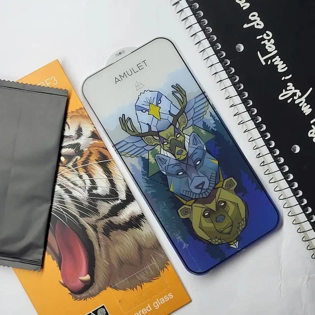 Захисне скло AMULET 2.5D HD Antistatic 10шт для iPhone X XS 11 Pro чорний 0.33 мм 9H олеофобне - зображення 5
