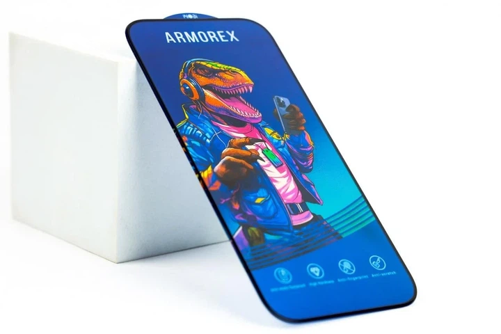 Захисне скло ARMOREX 5D High-Alum AntiDust для iPhone 17 Air чорне 0.33мм загартоване олеофобне - Фото 4 Захисне скло ARMOREX 5D High-Alum AntiDust для iPhone 17 Air чорне 0.33мм загартоване олеофобне - зображення 4