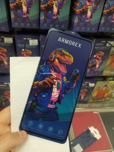 Захисне скло ARMOREX 5D High-Alum AntiDust для iPhone 17 Air чорне 0.33мм загартоване олеофобне - Фото 5 Захисне скло ARMOREX 5D High-Alum AntiDust для iPhone 17 Air чорне 0.33мм загартоване олеофобне - зображення 5