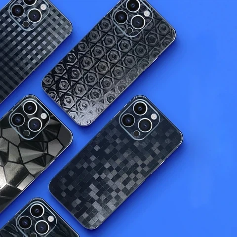Текстурована плівка iNobi Brilliance 0.26 мм Чорний для захисту корпусу смартфона - зображення 6