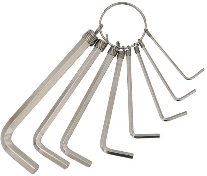 Комплект шестигранников Grad 8 предметов 1.5-8 мм (4022615) – фото ...