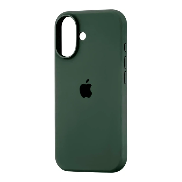 Чохол силіконовий Full Cover для iPhone 17 захисний темно-зелений з максимальним захистом - Фото 1 Чохол силіконовий Full Cover для iPhone 17 захисний темно-зелений з максимальним захистом - зображення 1