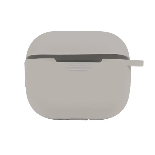 Силіконовий футляр з карабіном для AirPods 3 колір 19.Pink sand розмір 80x90x30 мм - зображення 7