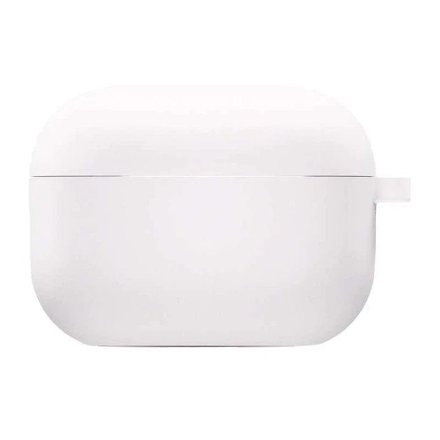 Силіконовий футляр з карабіном для Airpods Pro 09 White зносостійкий захисний чохол. - зображення 7