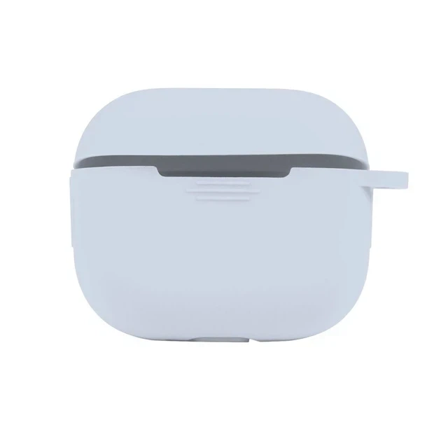 Силіконовий футляр з карабіном для AirPods 3 колір 19.Pink sand розмір 80x90x30 мм - зображення 4