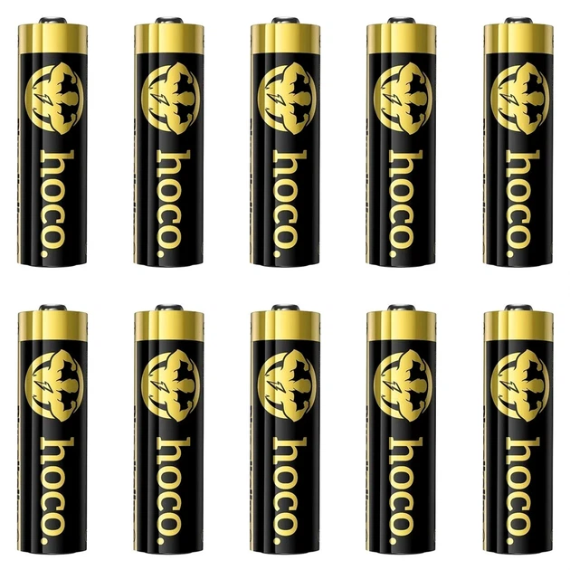 Батарейки Hoco JA1 AAA алкалиновые 1.5V 10 штук для бытовых устройств - Фото 6 Батарейки Hoco JA1 AAA алкалиновые 1.5V 10 штук для бытовых устройств - изображение 6