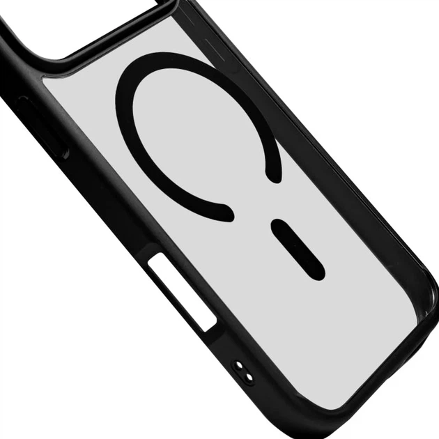 Чохол силіконовий Spigen Ultra Hybrid із MagSafe для iPhone 17 Pro Max захист камери чорний - зображення 7