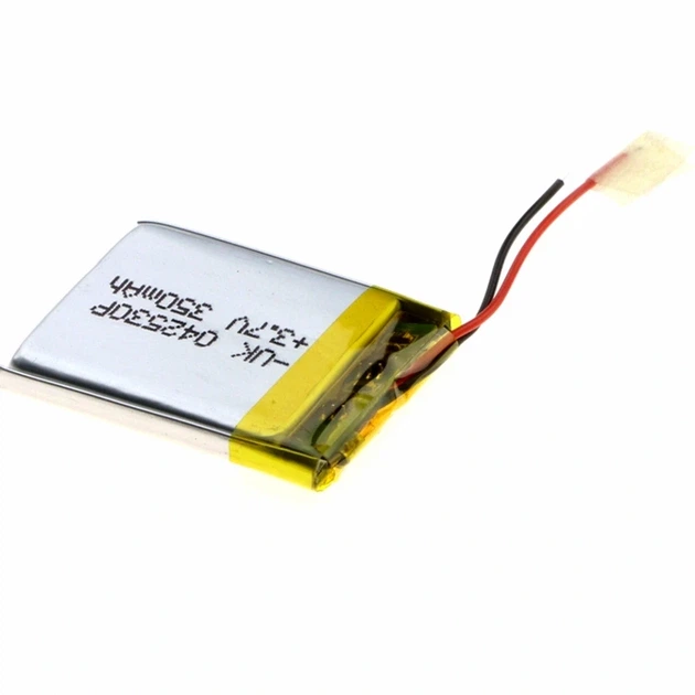 Внутренний аккумулятор литий-ионный 350mAh 3,7V 32х25х4 универсальный - Фото 1 Внутренний аккумулятор литий-ионный 350mAh 3,7V 32х25х4 универсальный - изображение 1