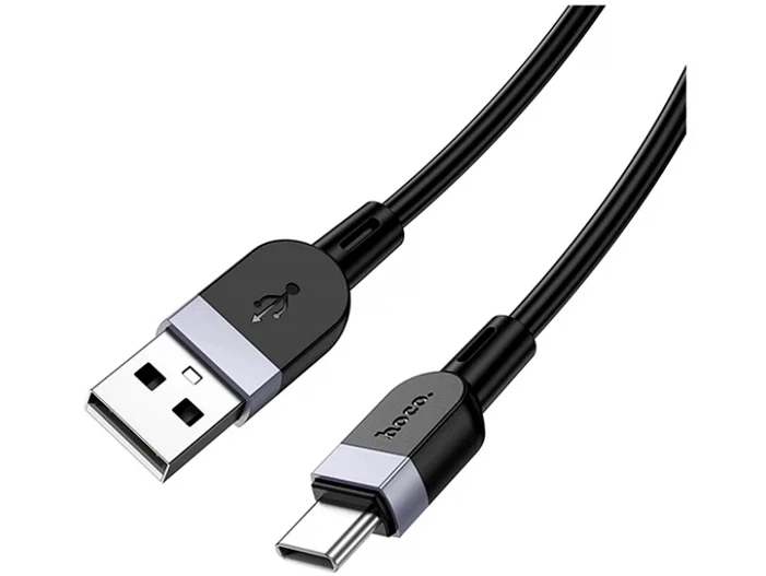 Кабель Hoco X109 Energy 1 м 3 А USB-A Type-C чорний силікон для заряджання та передачі даних - зображення 7