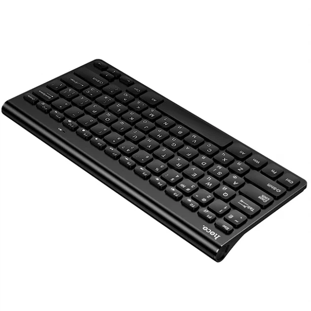 Бездротова міні клавіатура Hoco GM70 Dragon 2.4G USB 78 клавіш чорний ABS пластик для комп'ютера та Smart TV - зображення 7