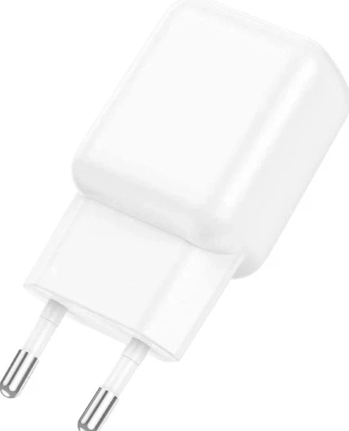 Мережевий зарядний пристрій Hoco C96A 5V 2.1A Micro USB 1 порт білий вогнетривкий PC ABS - зображення 6