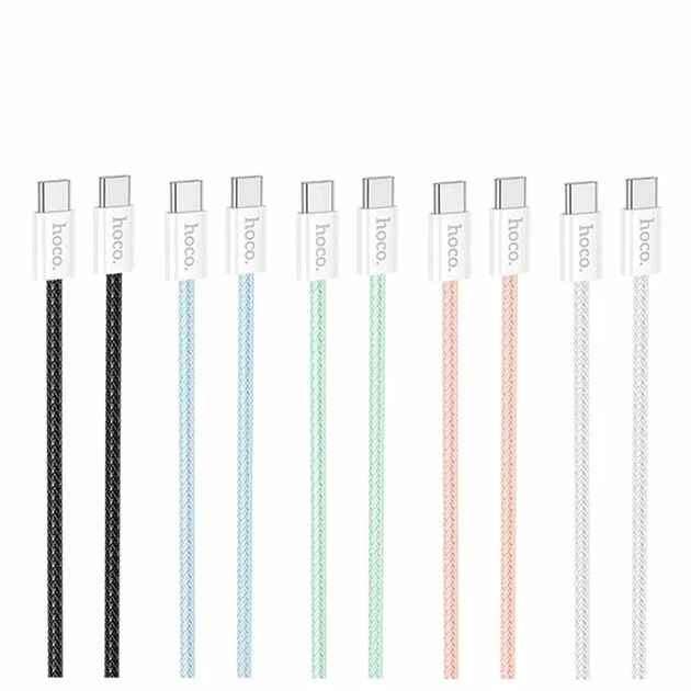 Кабель USB Type-C 60W 2м Зеленый для быстрой зарядки и передачи данных Hoco X104 - Фото 2 Кабель USB Type-C 60W 2м Зеленый для быстрой зарядки и передачи данных Hoco X104 - изображение 2