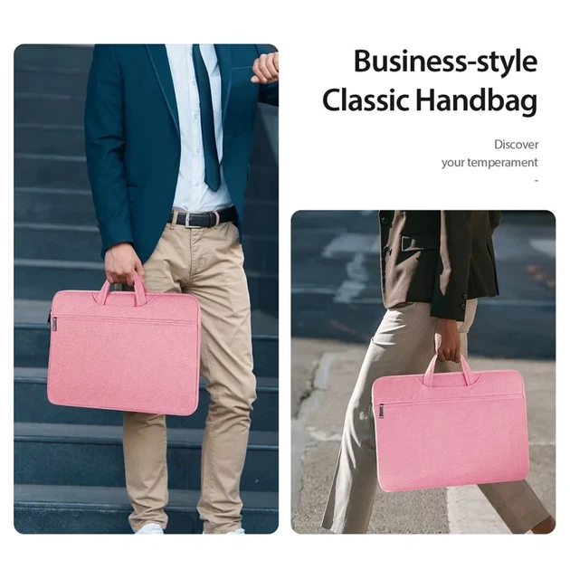 Сумка для ноутбука 14-15.4 дюймов хлопок розовая Dux Ducis LBTC Horizontal Handbag - Фото 5 Сумка для ноутбука 14-15.4 дюймов хлопок розовая Dux Ducis LBTC Horizontal Handbag - изображение 5