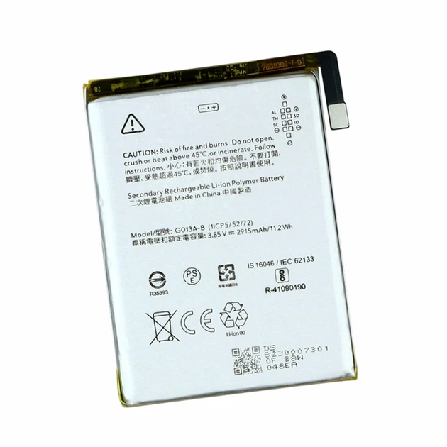Аккумулятор Li-pol 2915 мАч 3,85 В для Google Pixel 3 модель G013A-B класс AAAA - Фото 1 Аккумулятор Li-pol 2915 мАч 3,85 В для Google Pixel 3 модель G013A-B класс AAAA - изображение 1