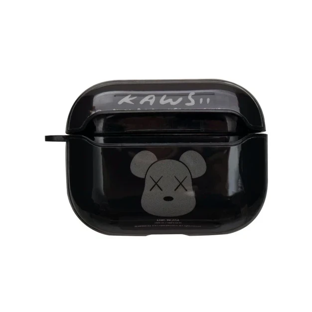 Футляр для навушників Airpods Pro Пластик Силікон Червоний Карабін - Фото 3 Футляр для навушників Airpods Pro Пластик Силікон Червоний Карабін - зображення 3