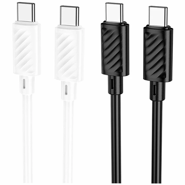 Кабель USB Type-C 60W 2m для заряджання та передачі даних чорний Hoco X88 Gratified - Фото 2 Кабель USB Type-C 60W 2m для заряджання та передачі даних чорний Hoco X88 Gratified - зображення 2