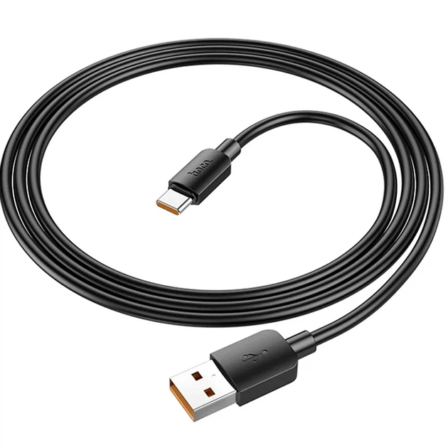 Кабель Type-C 100 W 1 м чорний для заряджання та передачі даних Hoco X96 Hyper - зображення 5