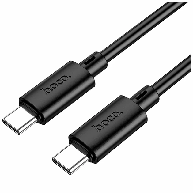 Кабель USB Type-C 60W 2m для заряджання та передачі даних чорний Hoco X88 Gratified - Фото 1 Кабель USB Type-C 60W 2m для заряджання та передачі даних чорний Hoco X88 Gratified - зображення 1