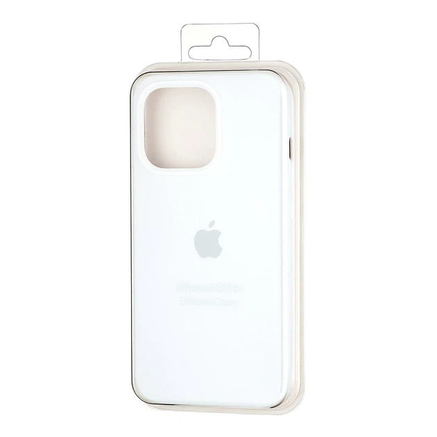 Чехол силиконовый Full Cover для iPhone 13 Pro защита камеры белый - Фото 3 Чехол силиконовый Full Cover для iPhone 13 Pro защита камеры белый - изображение 3