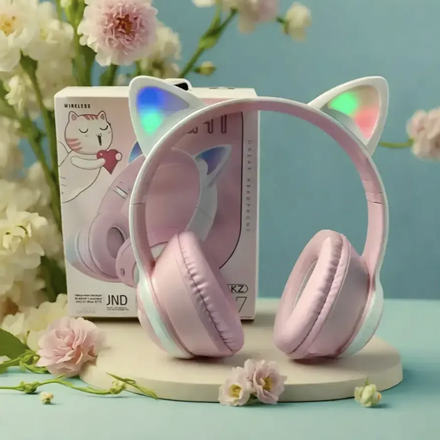 Навушники накладні Bluetooth Кошенятко з вушками AKZ-07 - зображення 4