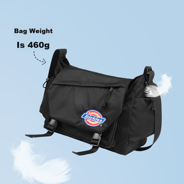 Мужская сумка через плечо Dickies, вместительный повседневный рюкзак, легкая холщовая сумка для студентов, многофункциональная сумка через плечо с плечевым ремнем. - изображение 5