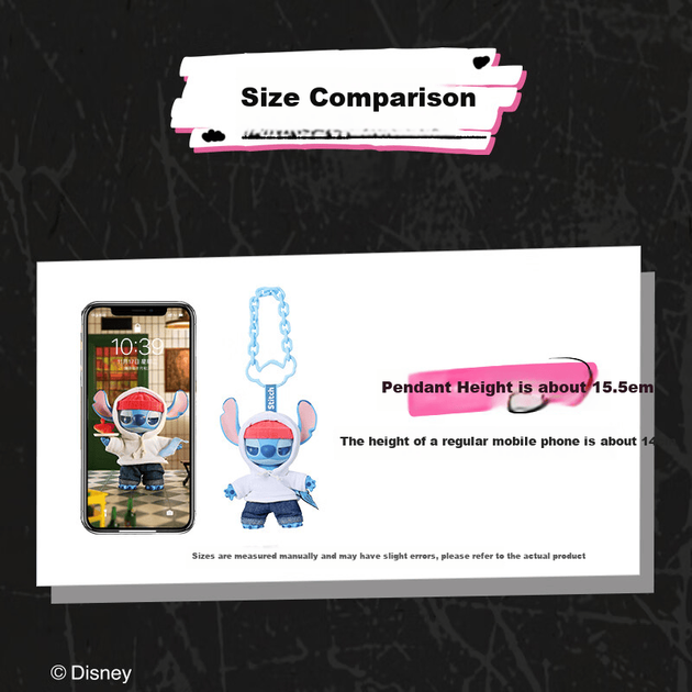 MINISO Disney Stitch GenZ Street Графіті Плюшева сліпа коробка Підвіска Фігурка Іграшка Прикраса Подарунок на День народження Одна Коробка - зображення 5