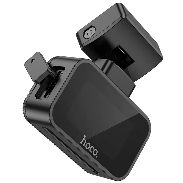 Видеорегистратор автомобильный Hoco DV10 Mini Screen Dashcam Full HD 1080P с IPS-дисплеем 1.47" и углом обзора 140° Черный - изображение 5