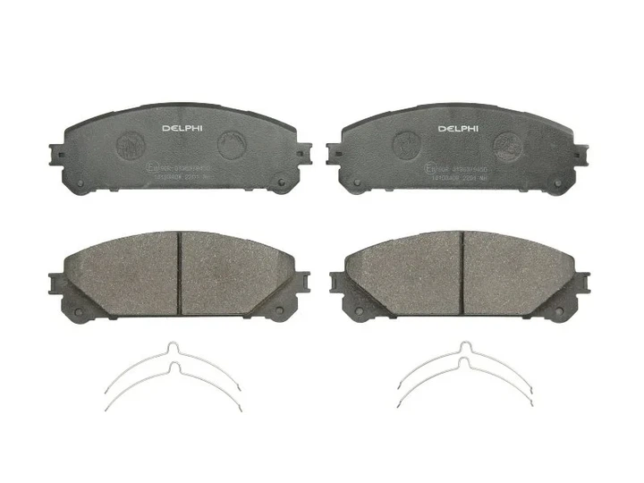 Комплект гальмівних колодок Delphi LP2201 Lexus RX; Toyota Rav-4 0446548150, 0446548210, 044650E010 - Фото 1 Комплект гальмівних колодок Delphi LP2201 Lexus RX; Toyota Rav-4 0446548150, 0446548210, 044650E010 - зображення 1