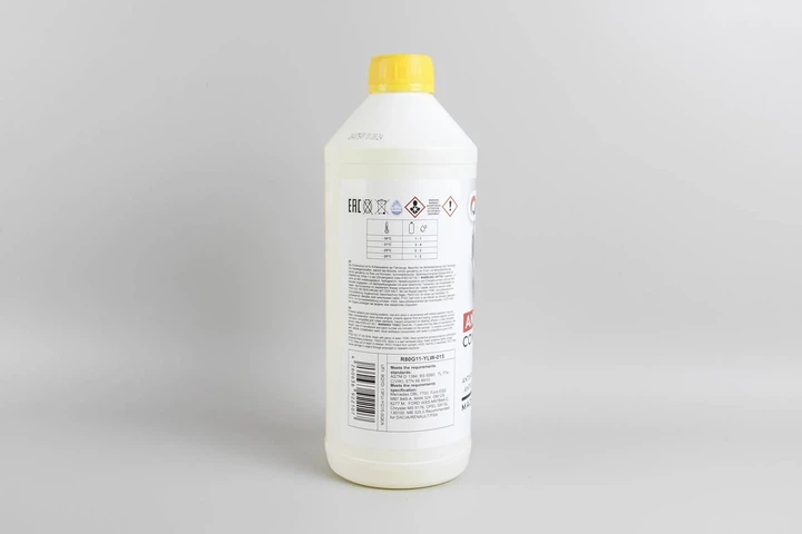 Антифриз YELLOW (жовтий) концентрат (1.5L) /RENAULT/DACIA/PSA (GERMANY) GOODREM R80G11-YLW-015 Ford Transit, Fusion, Connect, Focus, Fiesta, Mondeo, C-Max, Kuga, Galaxy, S-Max, KA, Ranger; Opel Vivaro; KIA Rio; Hyundai I30 7711428132, 6001997196, 2511500 - зображення 2