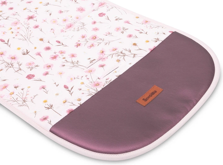 Вкладиш для коляски Sensillo Velvet Bloom Рожевий 80 x 40 см (5903076324948) - зображення 3