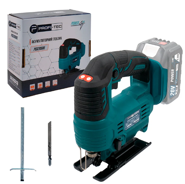 Лобзик аккумуляторный PROFI-TEC PGS2080BL 005900 - изображение 2