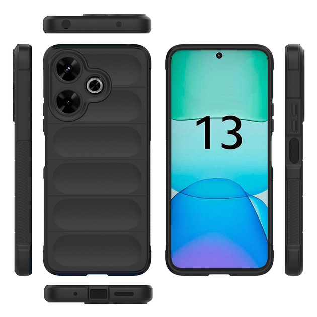 Чехол для смартфона Cosmic Magic Shield for Xiaomi Redmi 13 4G Black - Фото 2 Чехол для смартфона Cosmic Magic Shield for Xiaomi Redmi 13 4G Black - изображение 2