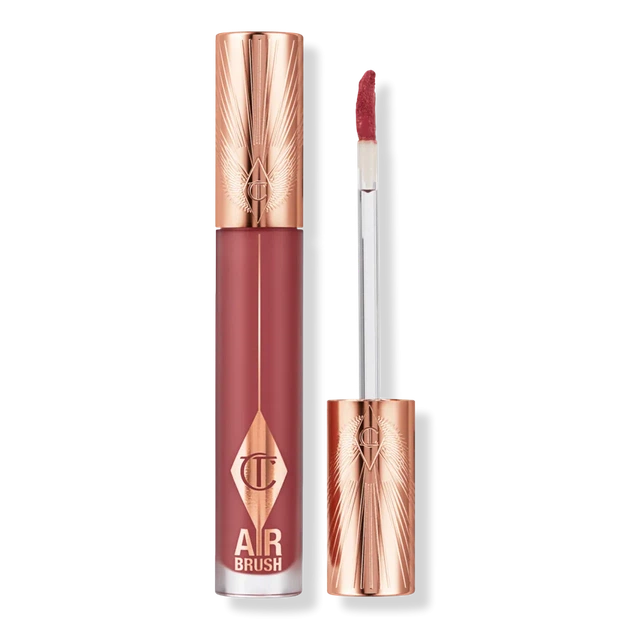 Матова рідка помада для губ Charlotte Tilbury Airbrush Flawless Lip Blur Відтінок Pillow Talk Medium Blur - Фото 1 Матова рідка помада для губ Charlotte Tilbury Airbrush Flawless Lip Blur Відтінок Pillow Talk Medium Blur - зображення 1