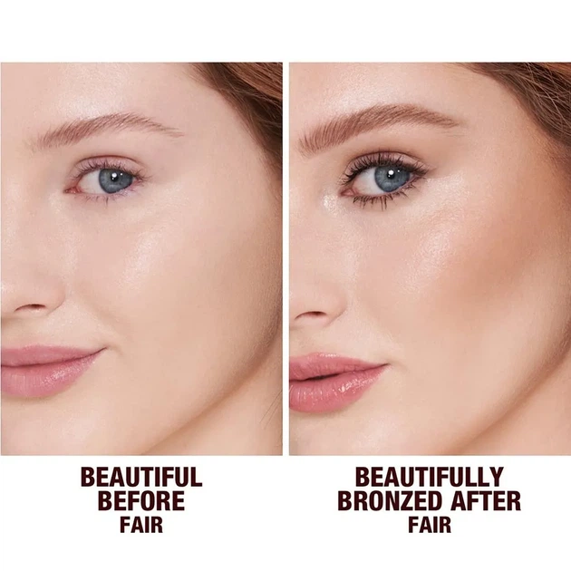 Кремовий бронзер Charlotte Tilbury Beautiful Skin Sun-Kissed Glow Bronzer (1 Fair) 21 g - изображение 2