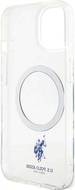 Etui U.S. Polo Assn MagSafe Collection USHMP15SUCIT do Apple iPhone 15 / 14 / 13 Przezroczyste (3666339171926) - obraz 2