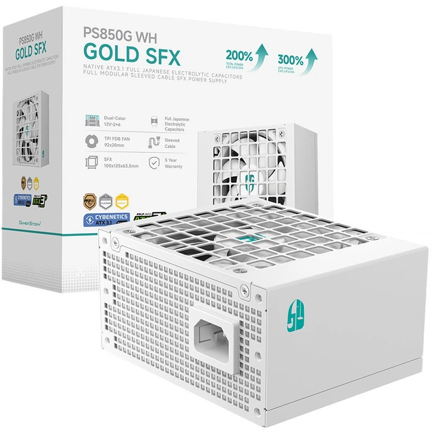 Блок живлення DeepCool GamerStorm PS850G 850 W White (R-PS850G-FE0W-JGEU) ( 29555 ) - изображение 13