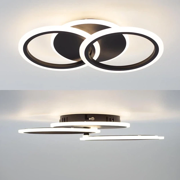 Cветодиодная люстра MOKA 3R 60 Вт 440x250x70 мм Черная ESLLSE - Фото 6 Cветодиодная люстра MOKA 3R 60 Вт 440x250x70 мм Черная ESLLSE - изображение 6
